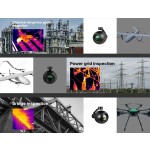 Viewpro AT50 640*512 IR Laser Rangefinder Thermal Camera AI Automatic Tracking 3-axis Gimibal Mapping Aerial Photography UAV